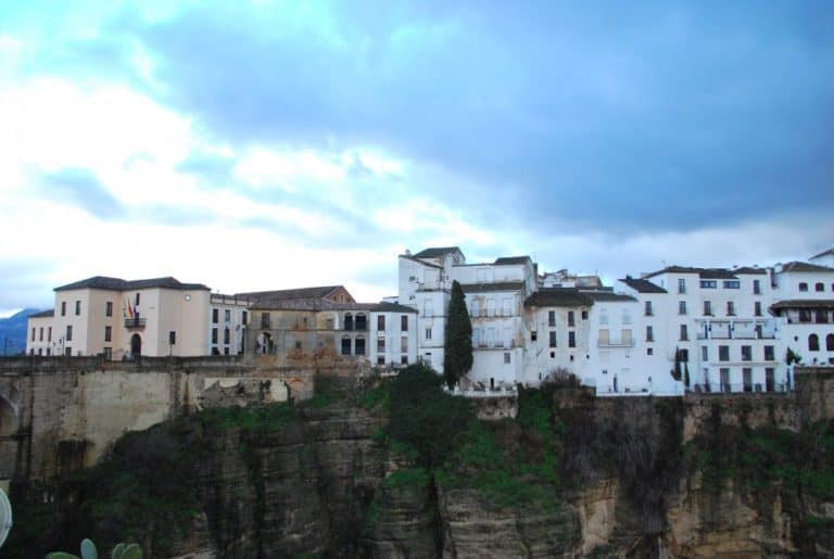 Spain, Ronda – houses, Dec.2010 (Ronda) (Andalucía)