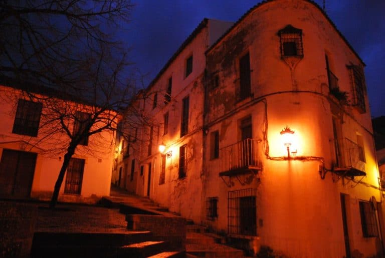 Spagna, Ronda – notte, dicembre 2010 (Andalusia) (Ronda)