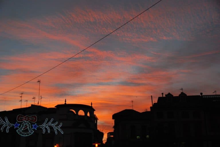 Spain, Ubeda – sun set, Dec.2010 (Andalucia)