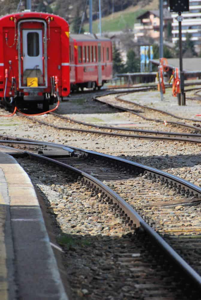 Switzerland, St. Moritz – railway, May 2012 (Sankt Moritz)