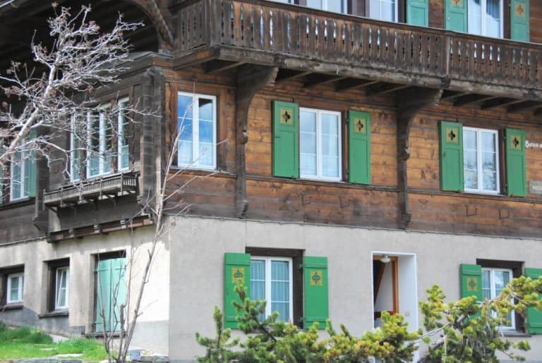 Switzerland, St. Moritz – house, May 2012 (Sankt Moritz)