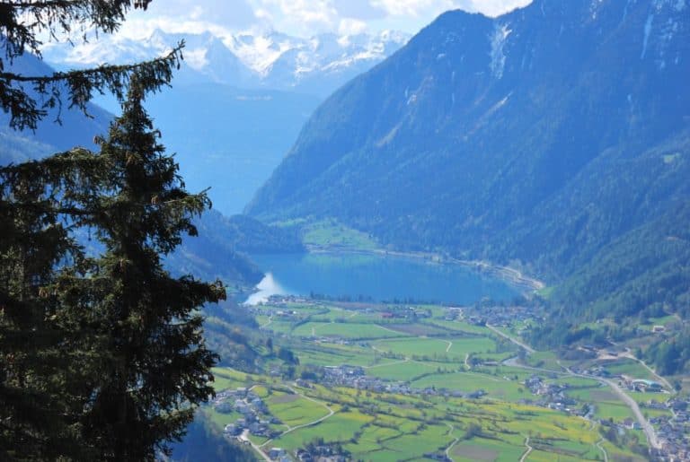 Switzerland, Bernina Express – lake view, May 2012