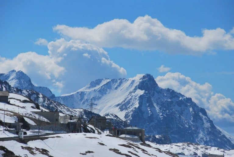 Switzerland, Bernina Express – clouds, May 2012