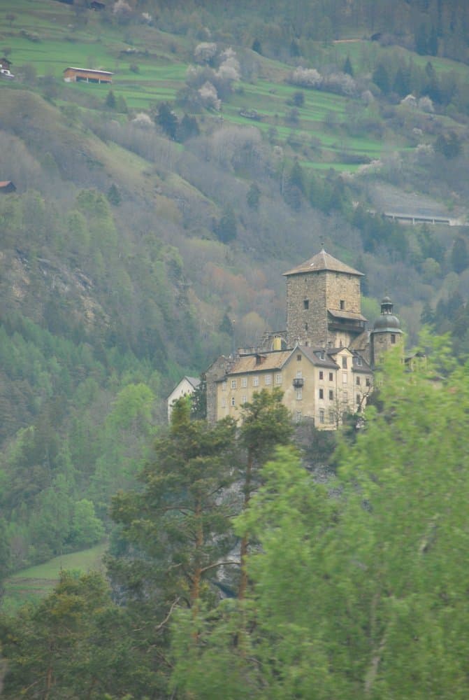 Switzerland, Glacier Express – castle, May 2012