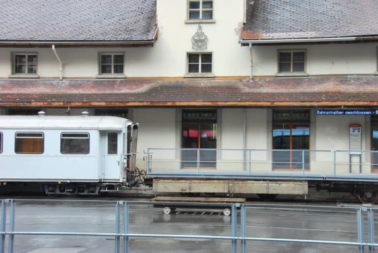 Switzerland, Glacier Express – station, May 2012