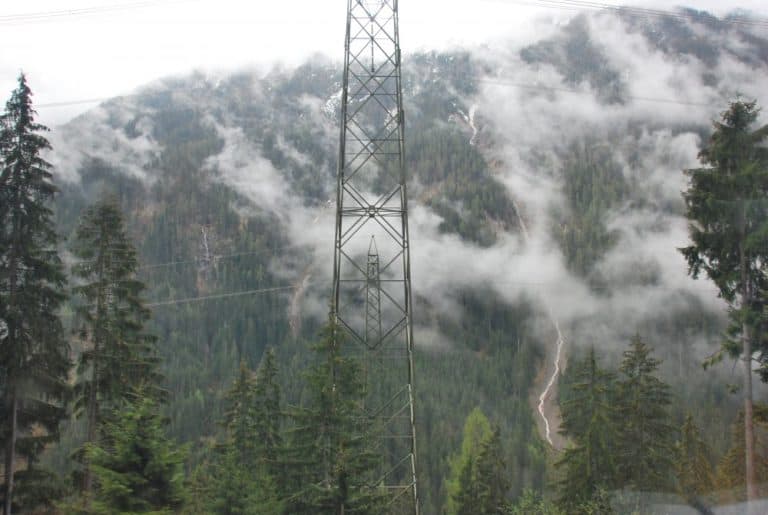 Switzerland, Glacier Express – pylon, May 2012