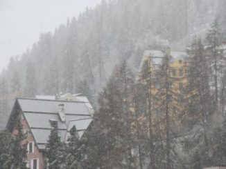 Snow! In St Moritz.