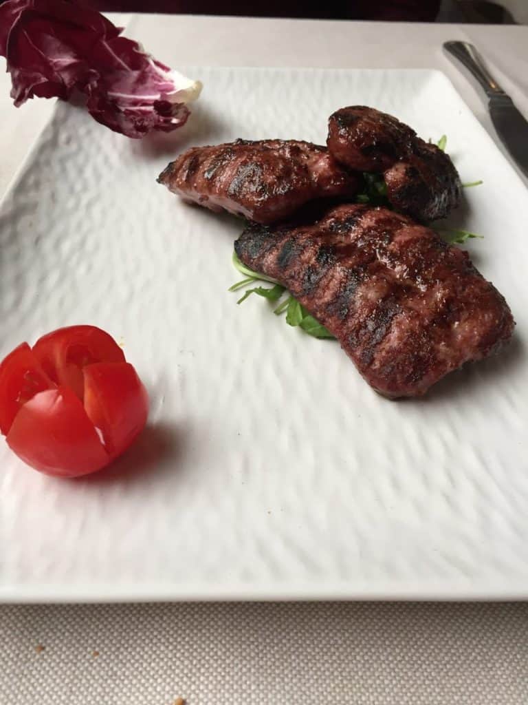 Milan, Trattoria de la Trebia – sausage (Milan)