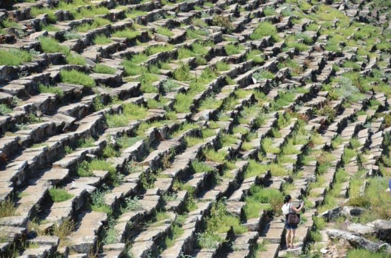 Turkey, Afrodisias – staircase, August 2012