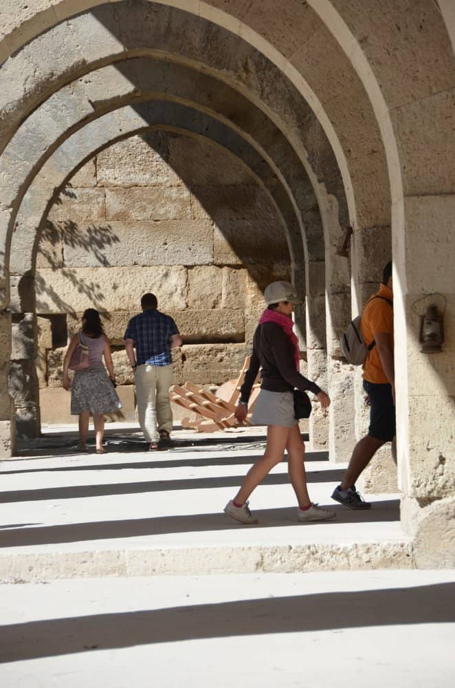 Turkey, Agzikarahan – tourists, Aug.2012