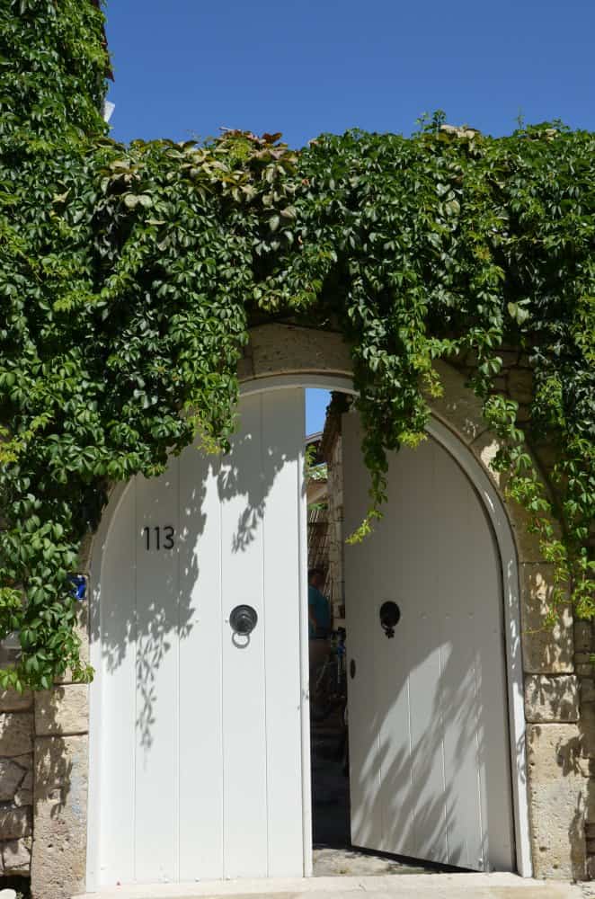 Turkey, Alacati – white door, August 2012 (Cesme)
