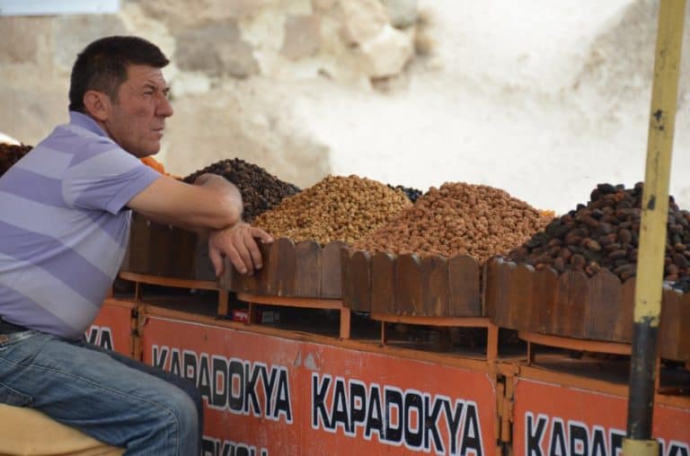 Turkey, Cappadocia – nuts vendor, Aug.2012 (Cappadicia)