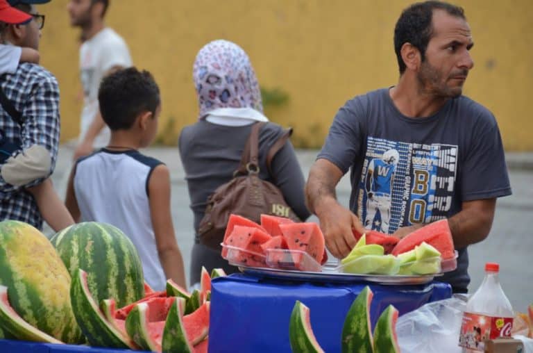Turkey, Istanbul – water melon, Aug. 2012 (Estambúl)