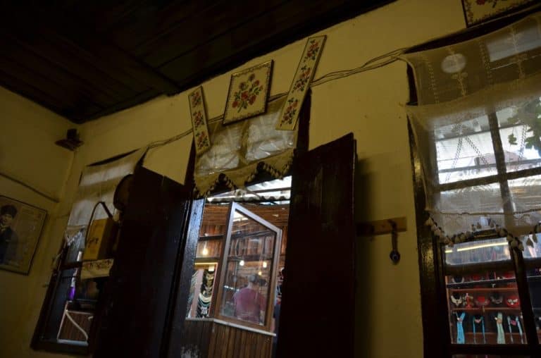 Turkey, Sirince – inside a cafe, August 2012