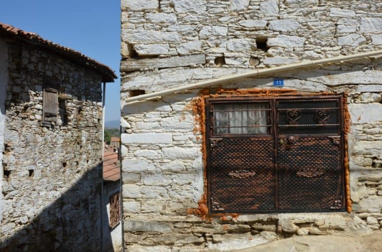 Turkey, Sirince – stone houses, August 2012