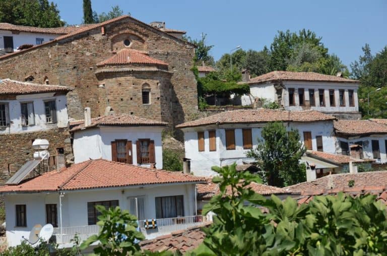 Turkey, Sirince – houses, August 2012