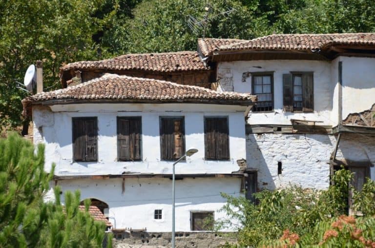 Turkey, Sirince – traditional houses, August 2012