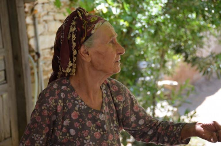 Turkey, Sirince – old woman, August 2012
