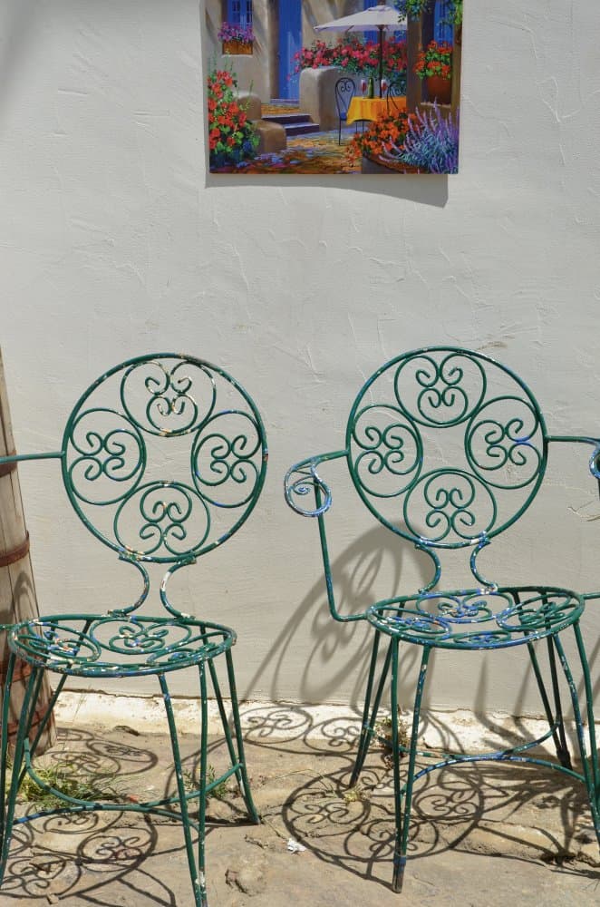 Turkey, Sirince – chairs, August 2012