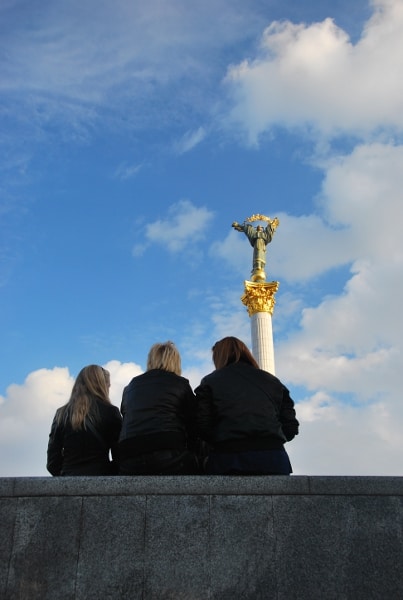 Ukraine, Kiev – three girls, 2011 (Kiev)