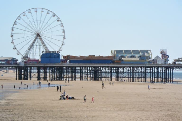 spiaggia – ruota panoramica, Mag.2016 (Blackpool)