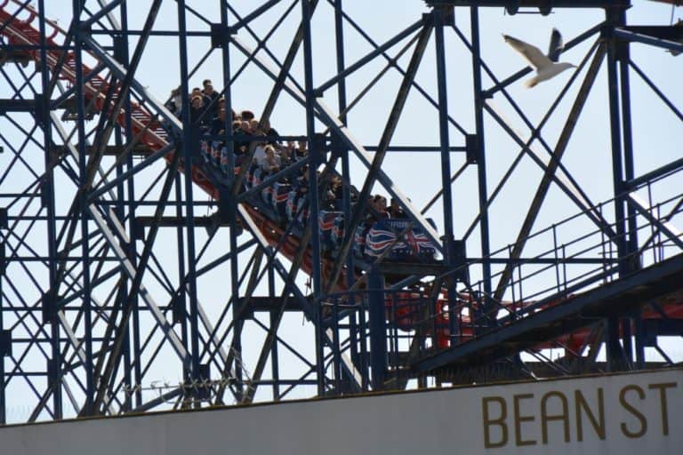 Pleasure Beach – montagne russe, Mag. 2016 (Blackpool)