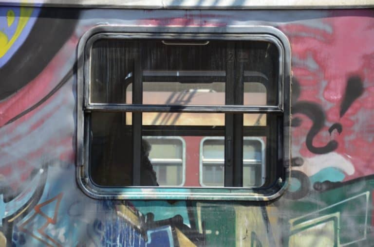 stazione – graffiti sul treno, Mag.2016 (Bratislava)