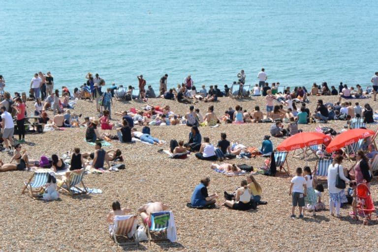 spiaggia – persone, Maggio 2016 (Brighton)