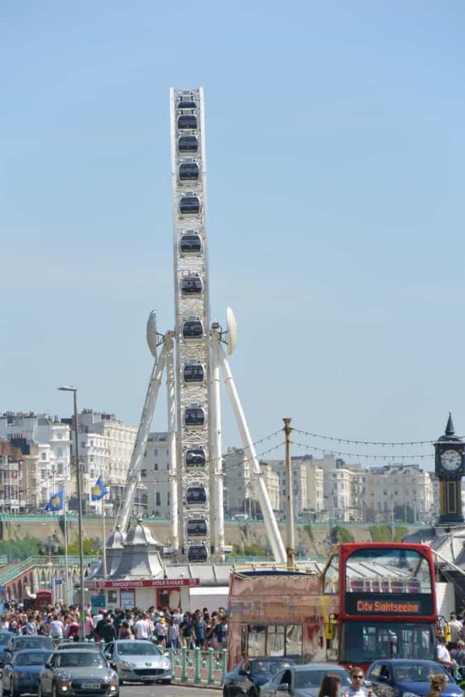 spiaggia – ruota panoramica di lato, Maggio 2016 (Brighton)