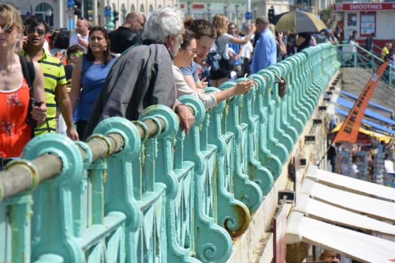 spiaggia – recinzione, Maggio 2016 (Brighton)