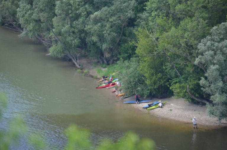 Castello di Devin – canoe, Mag. 2016 (Bratislava)