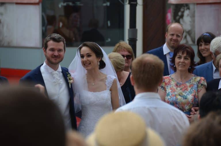 town – newly married, May 2016 (Bratislava)