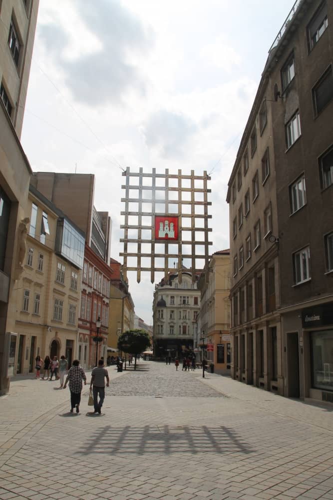 town – old town entrance, May 2016 (Bratislava)