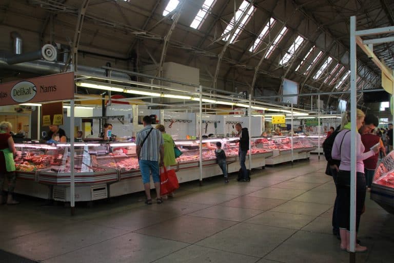中央市場－肉売り場 2016年7月 (リガ)