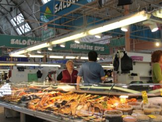 Central Market in Riga and surrounding area