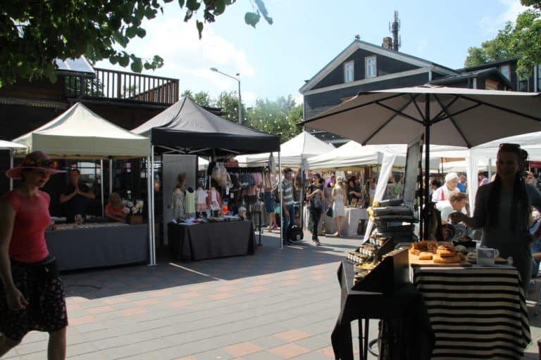 market – stalls, July2016 (Riga)