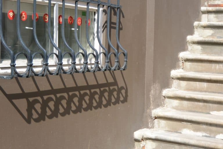 town – stairs and window, July 2016 (Riga)
