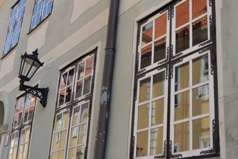 town – reflections on the windows, July 2016 (Riga)