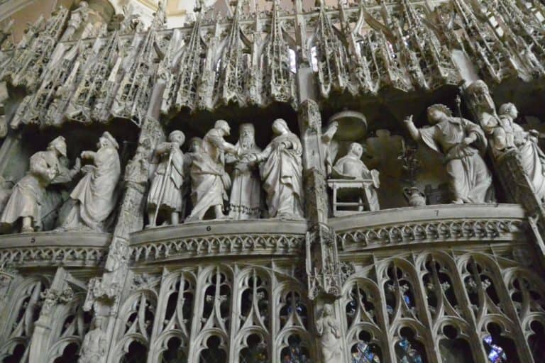 cattedrale – intagli intricati, Mar.2015 (Chartres)