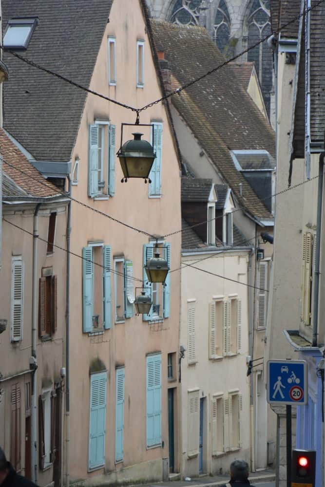 old town – street with lamps, Mar.2015 (Chartres)