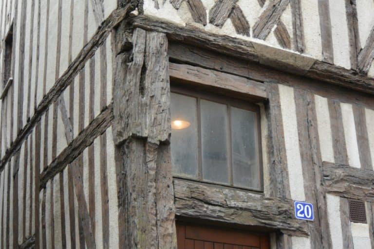old town – light inside window, Mar.2015 (Chartres)