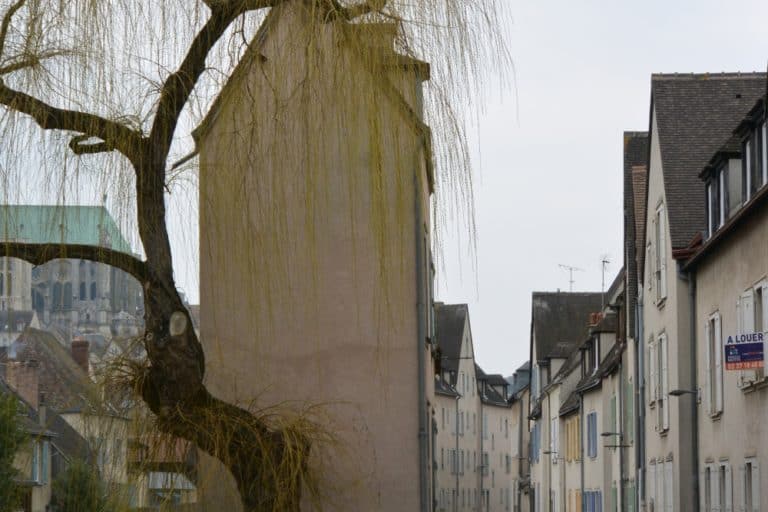 Tranquilla città vecchia Chartres