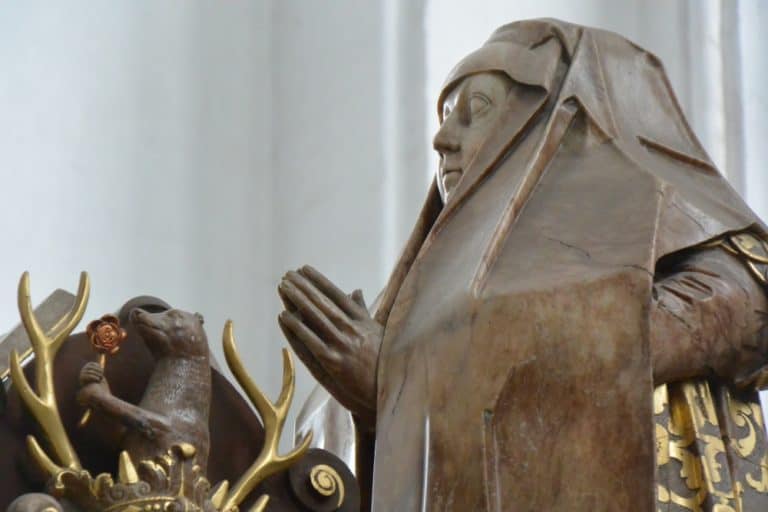 Chiesa di Santa Maria – statua, Ott.2015 (Danzica)