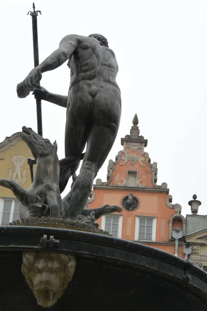 Neptune – from his back, Oct.2015 (Gdansk)
