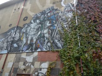 Il murale de “L’ultimo giudizio” a Danzica