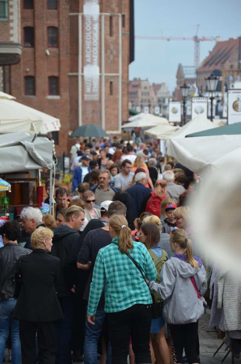 Poland, Gdansk – many people, Aug.2016 (Gdansk)