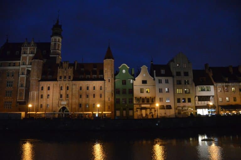 Poland, Gdansk – night view, Aug.2016 (Gdansk)