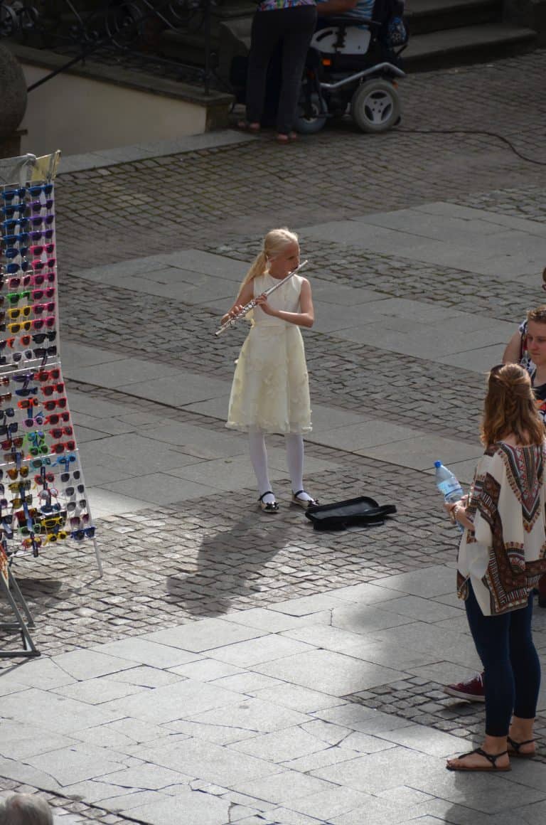 Poland, Gdansk – flautist, Aug.2016 (Gdansk)