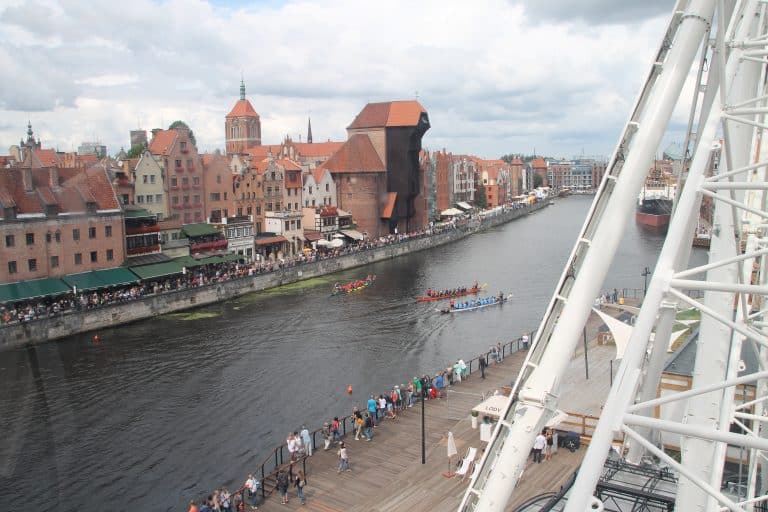 Poland, Gdansk – river view, Aug.2016 (Gdansk)