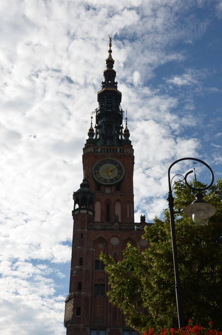 Poland, Gdansk -clock tower , Aug.2016 (Gdansk)